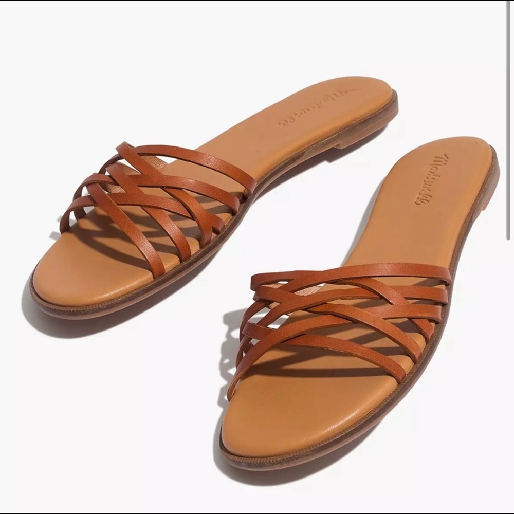 Madewell The Tracie Crisscross Slide Sandal